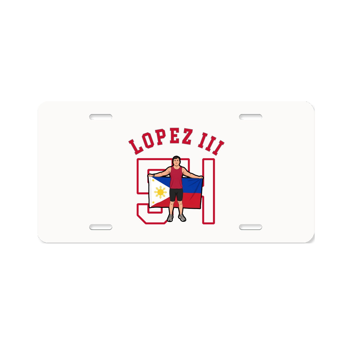 License Plate — Shirsey Arch in Classic