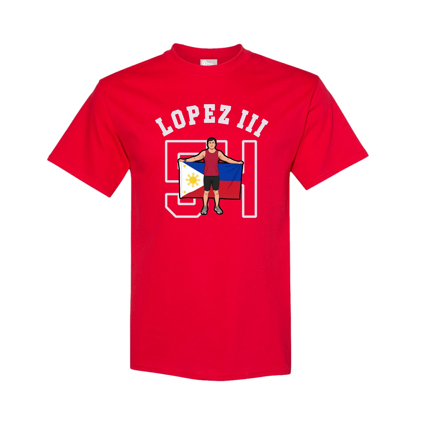 Youth Tee — Shirsey Arch in Red