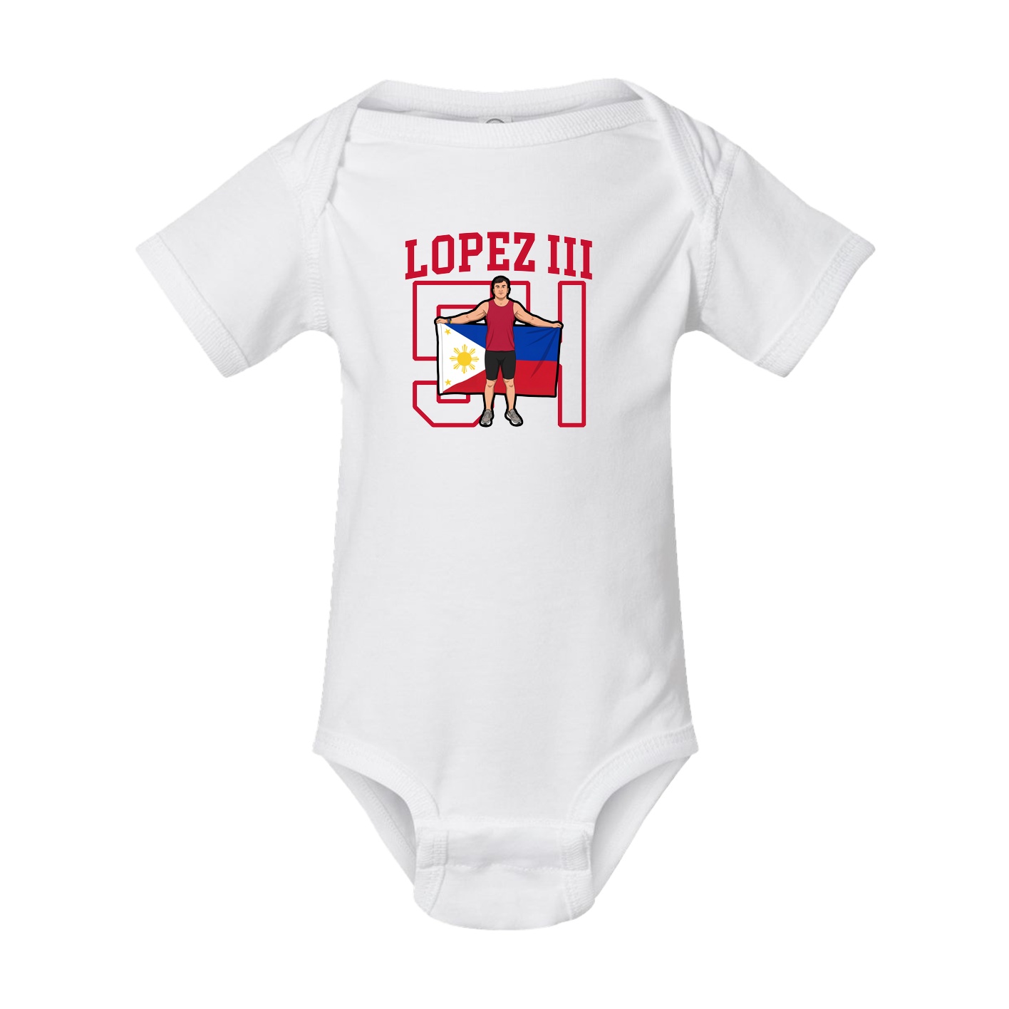 Baby Onesie — Shirsey in White