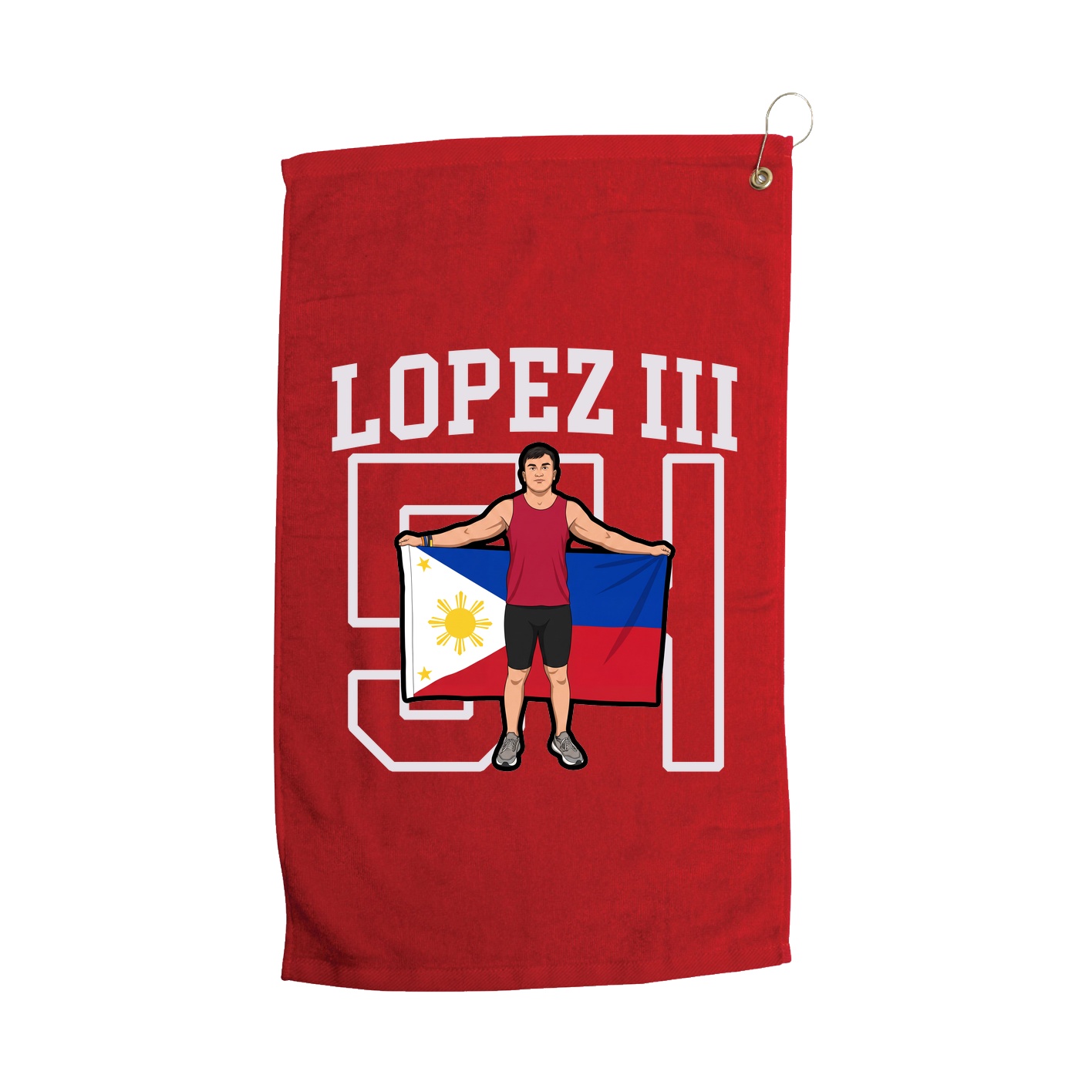 Golf Towel — Shirsey in Red