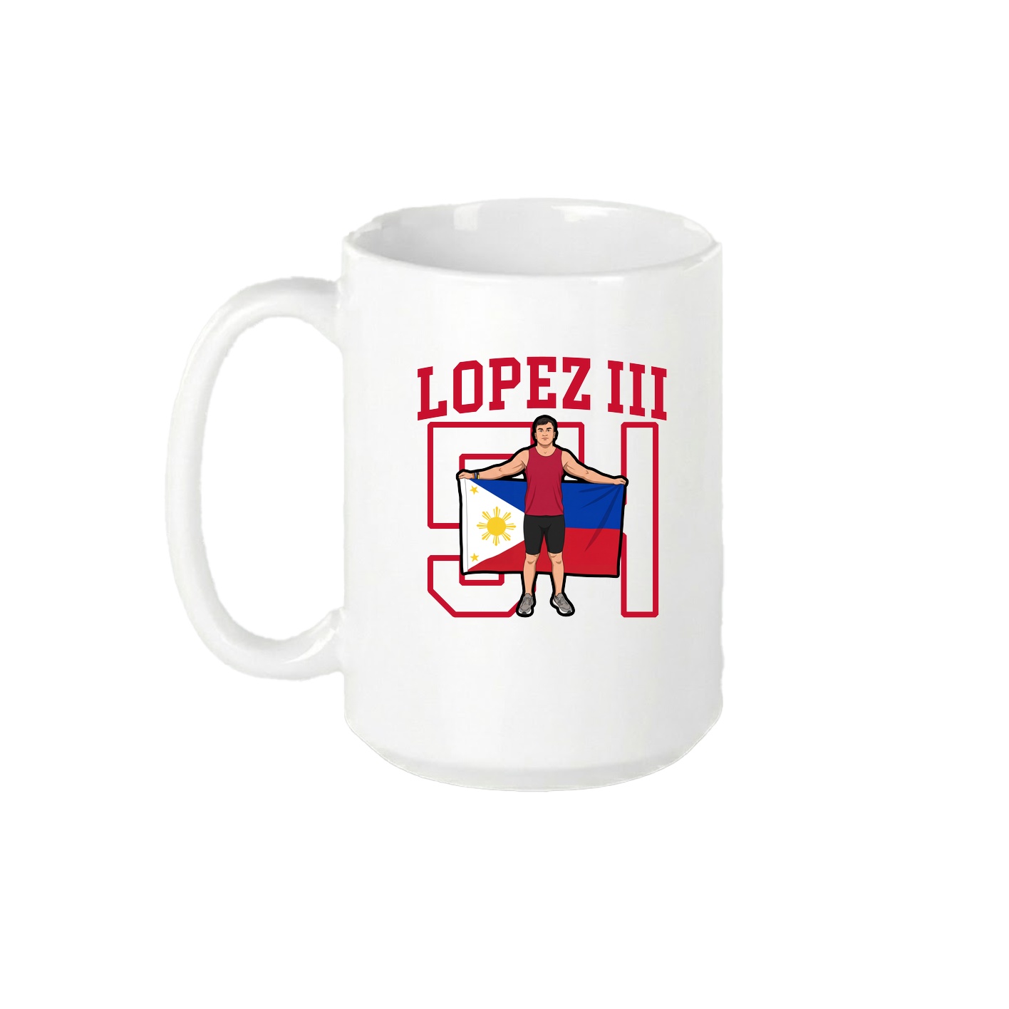 15oz Coffee Mug — Shirsey in White