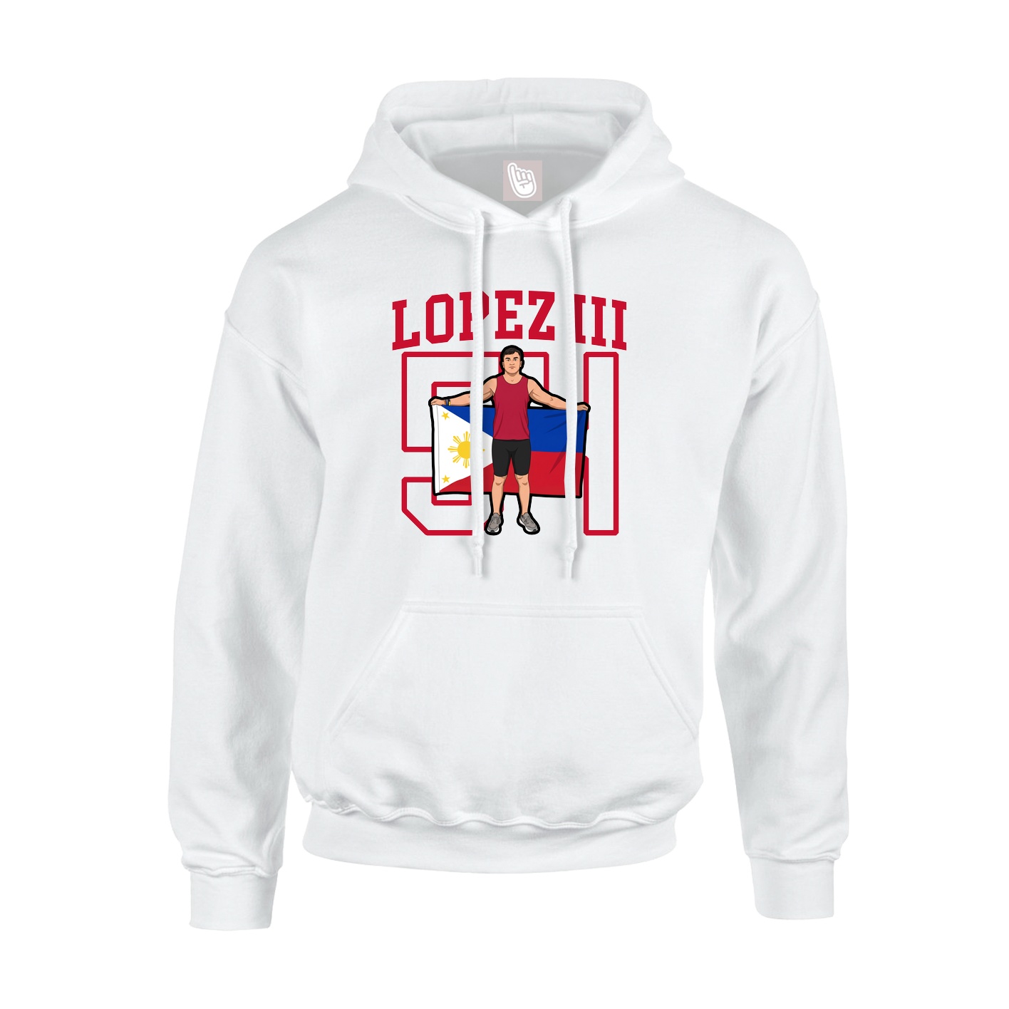 Youth Hoodie — Shirsey in White