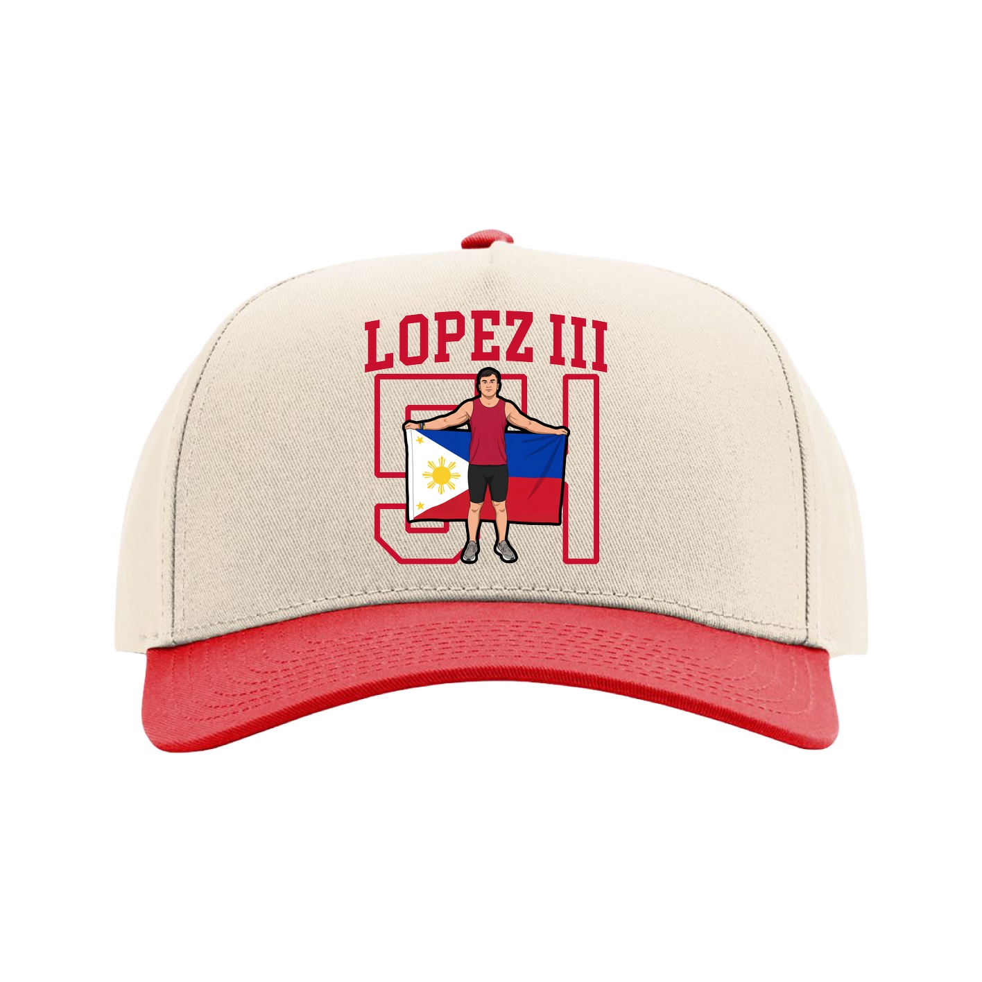 Full Fabric Five-Panel Champ Cap