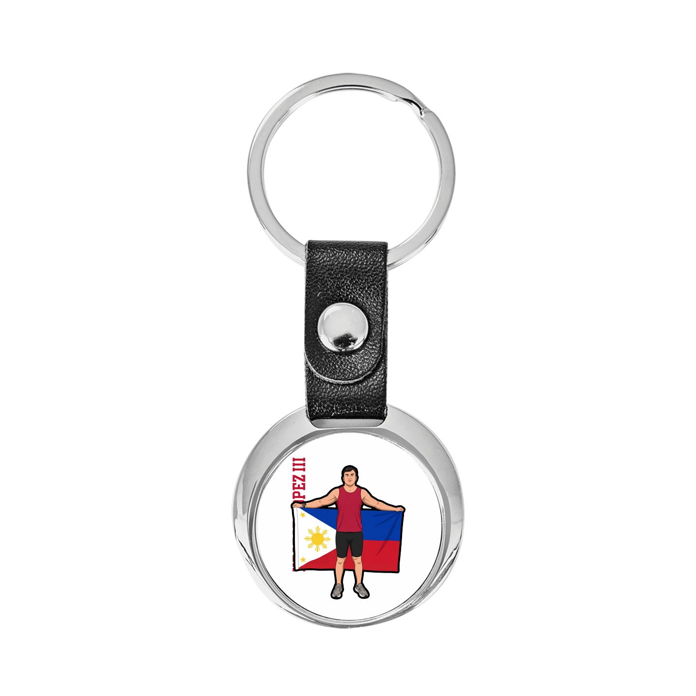 Key Chain — Name Vertical in Classic