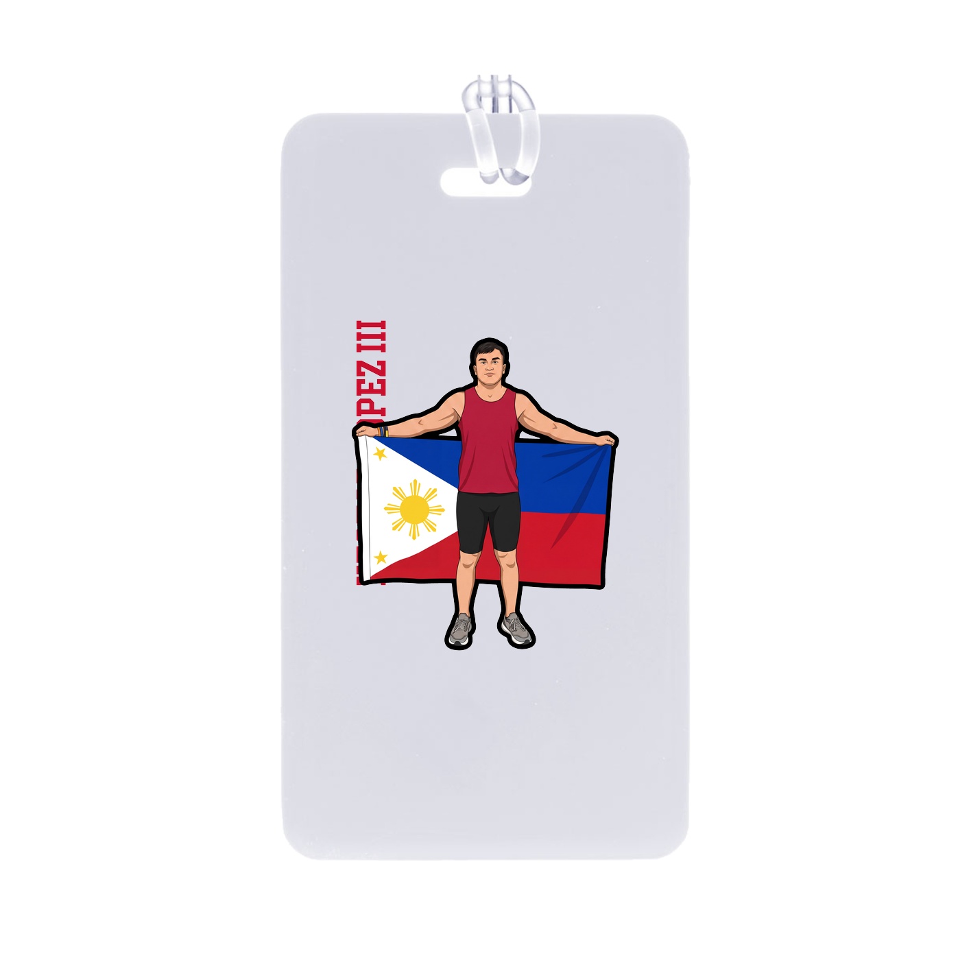 Bag Tag — Name Vertical in Classic