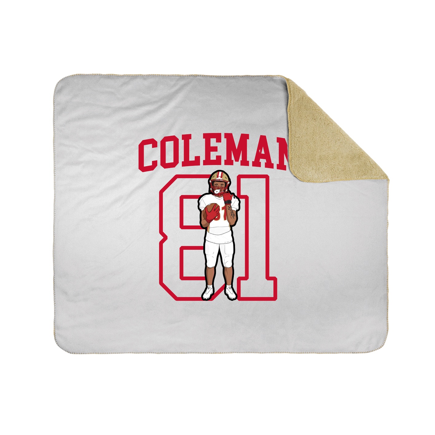Throw Blanket — Shirsey in White