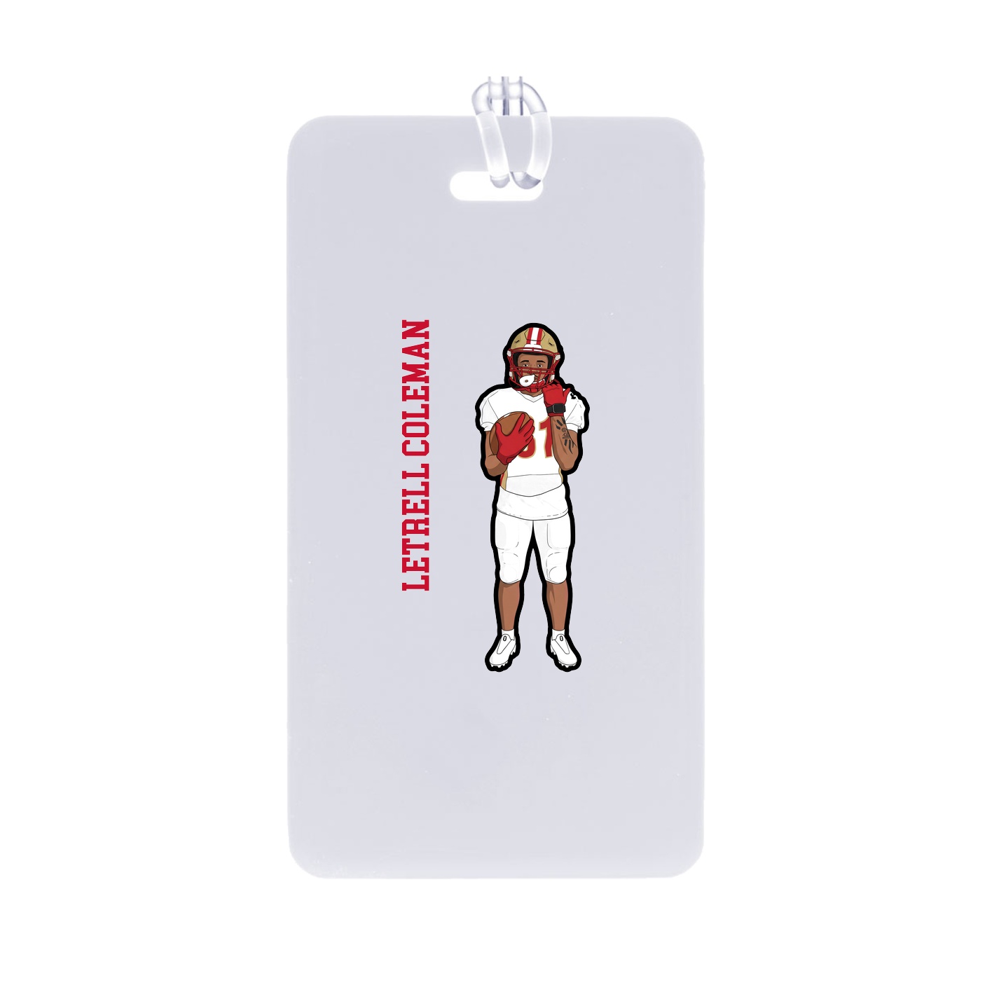 Bag Tag — Name Vertical in Classic