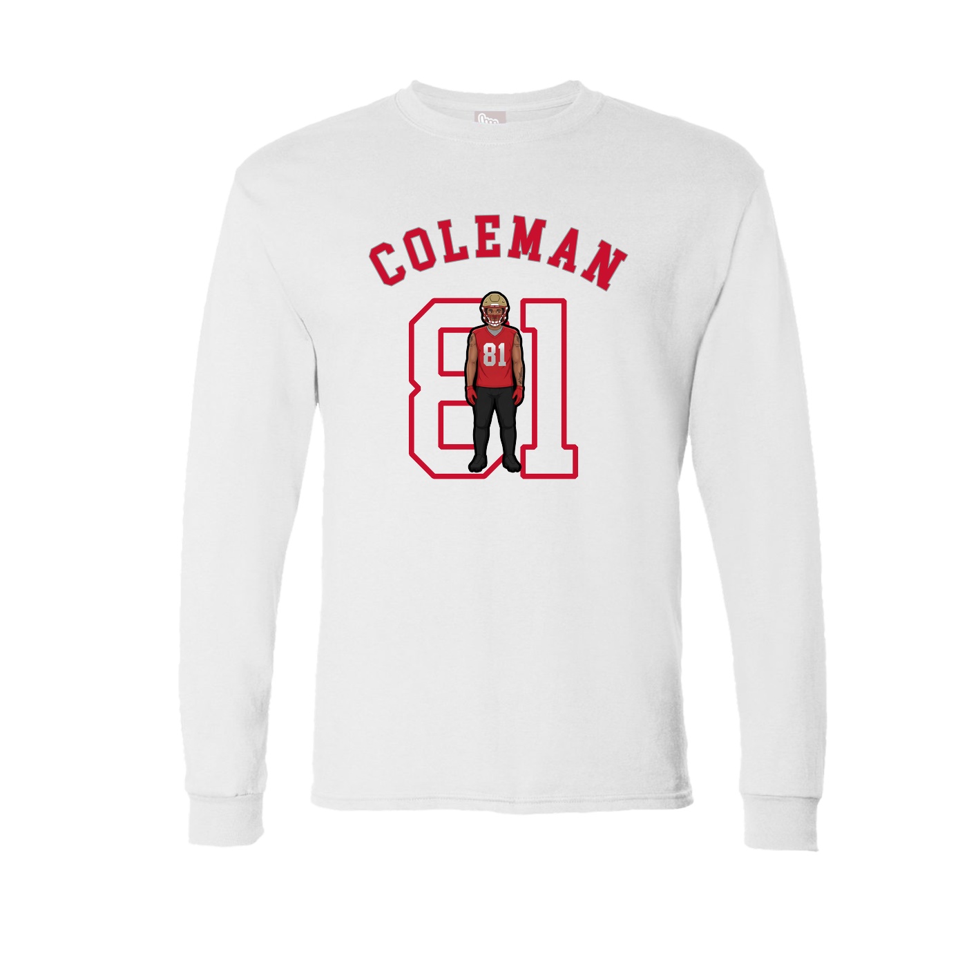 Long Sleeve Tee — Shirsey Arch in White
