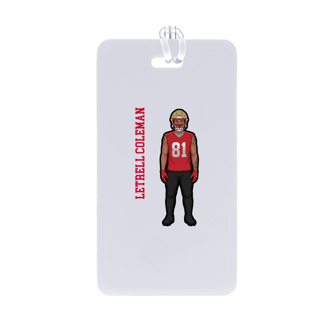 Bag Tag — Name Vertical in Classic