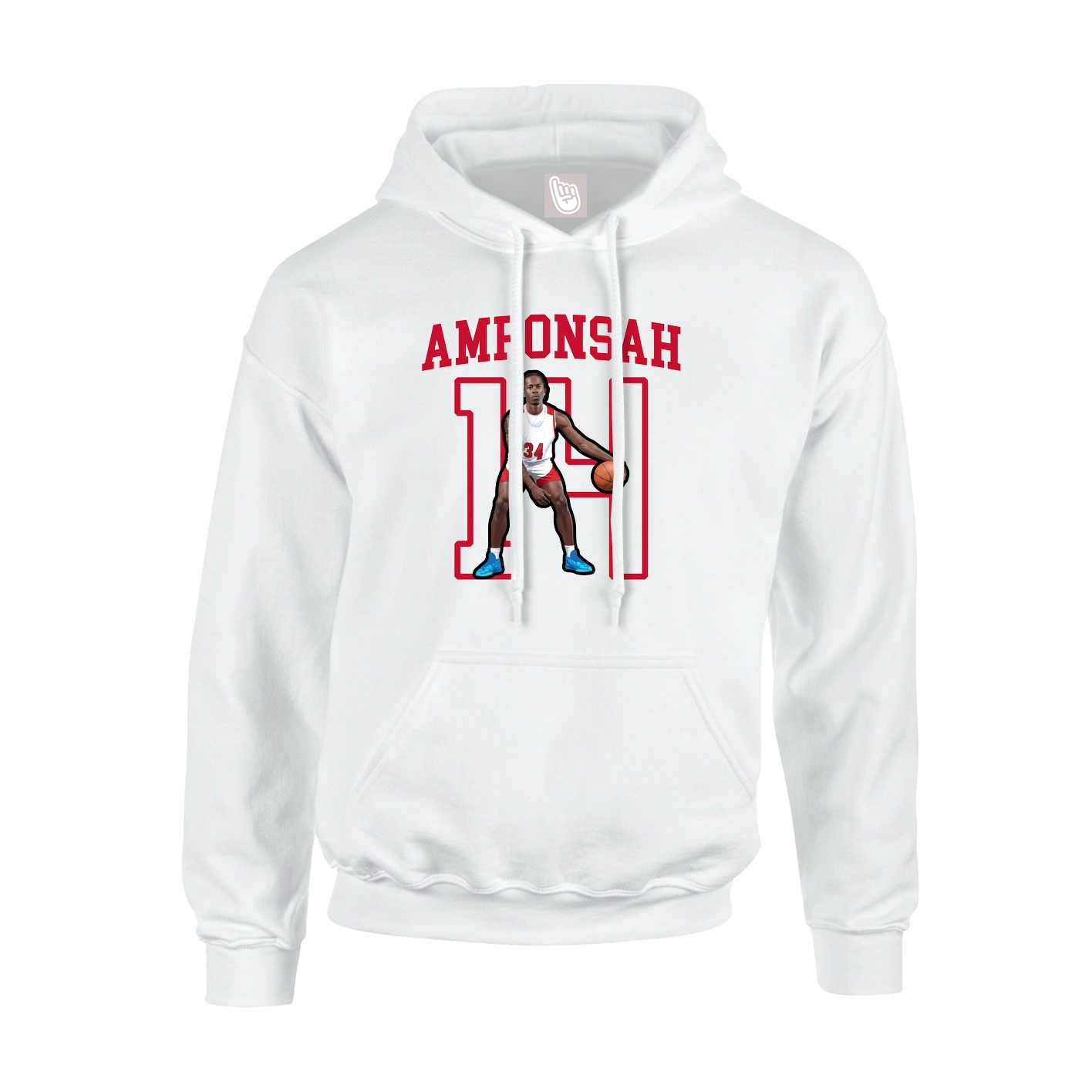 Hoodie — Shirsey in White