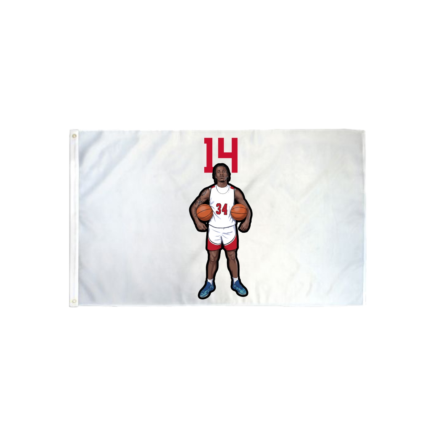 3x5 Flag — Number Top in Classic