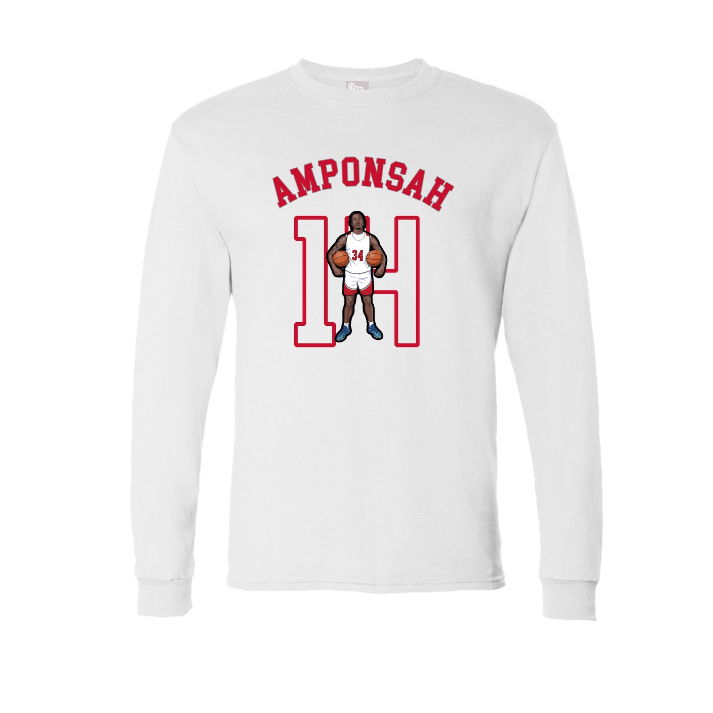 Long Sleeve Tee — Shirsey Arch in White