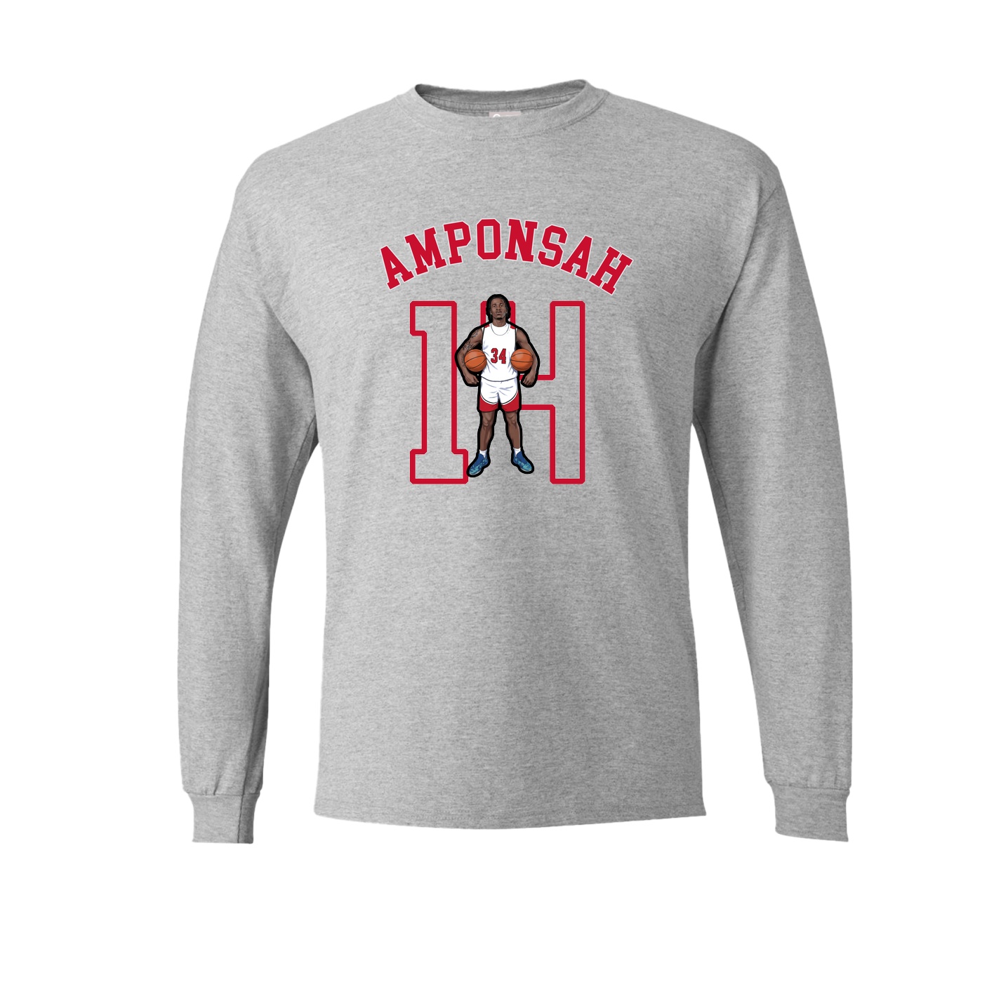 Long Sleeve Tee — Shirsey Arch in Grey
