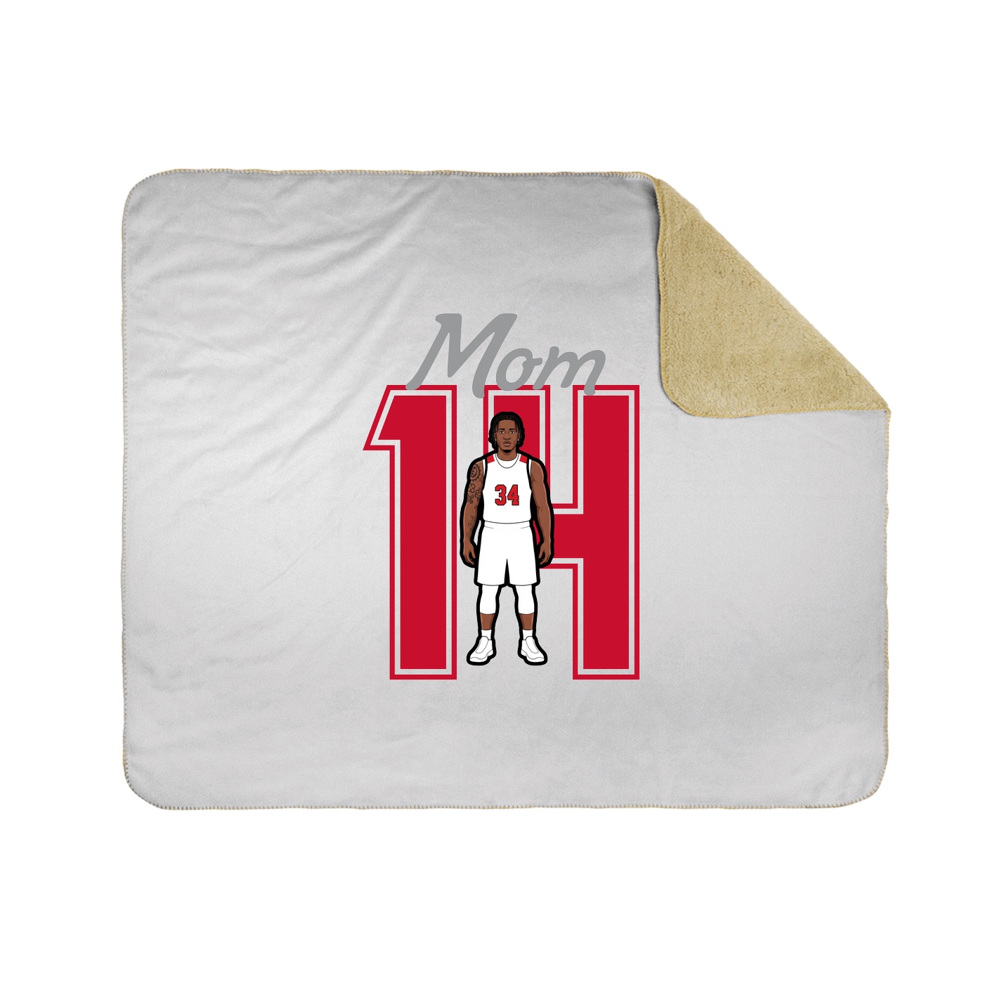 Throw Blanket — Mothers Day Shirsey in White