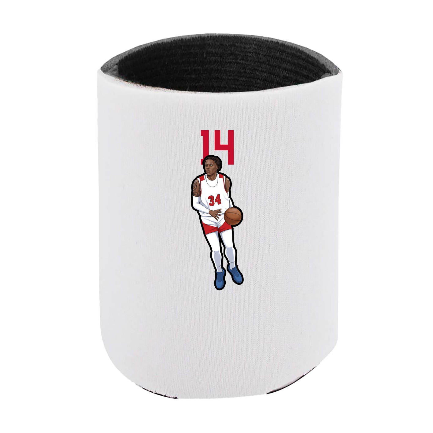 Can Holder — Number Top in White