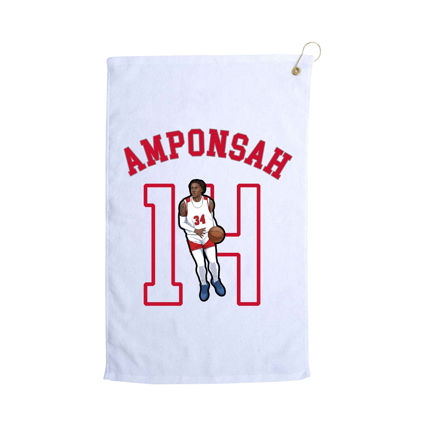 Golf Towel — Shirsey Arch in White