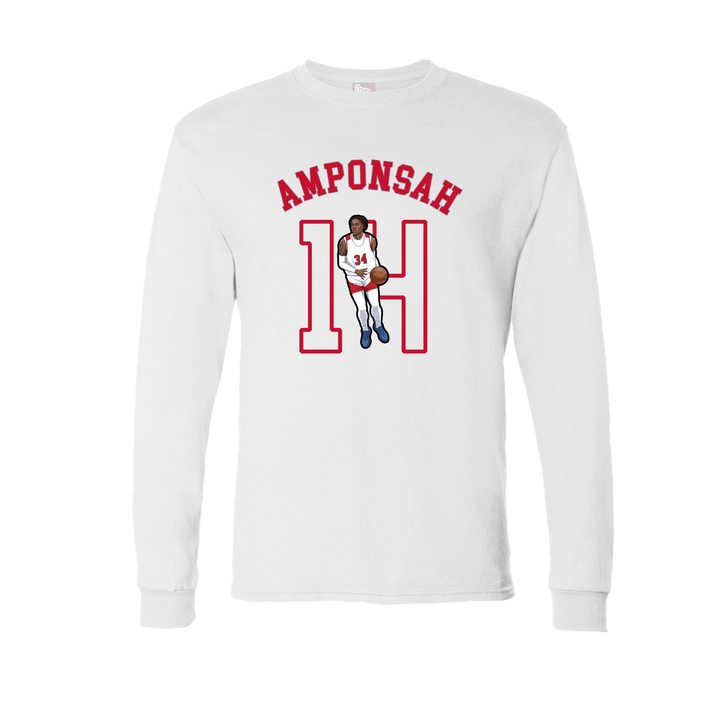 Long Sleeve Tee — Shirsey Arch in White