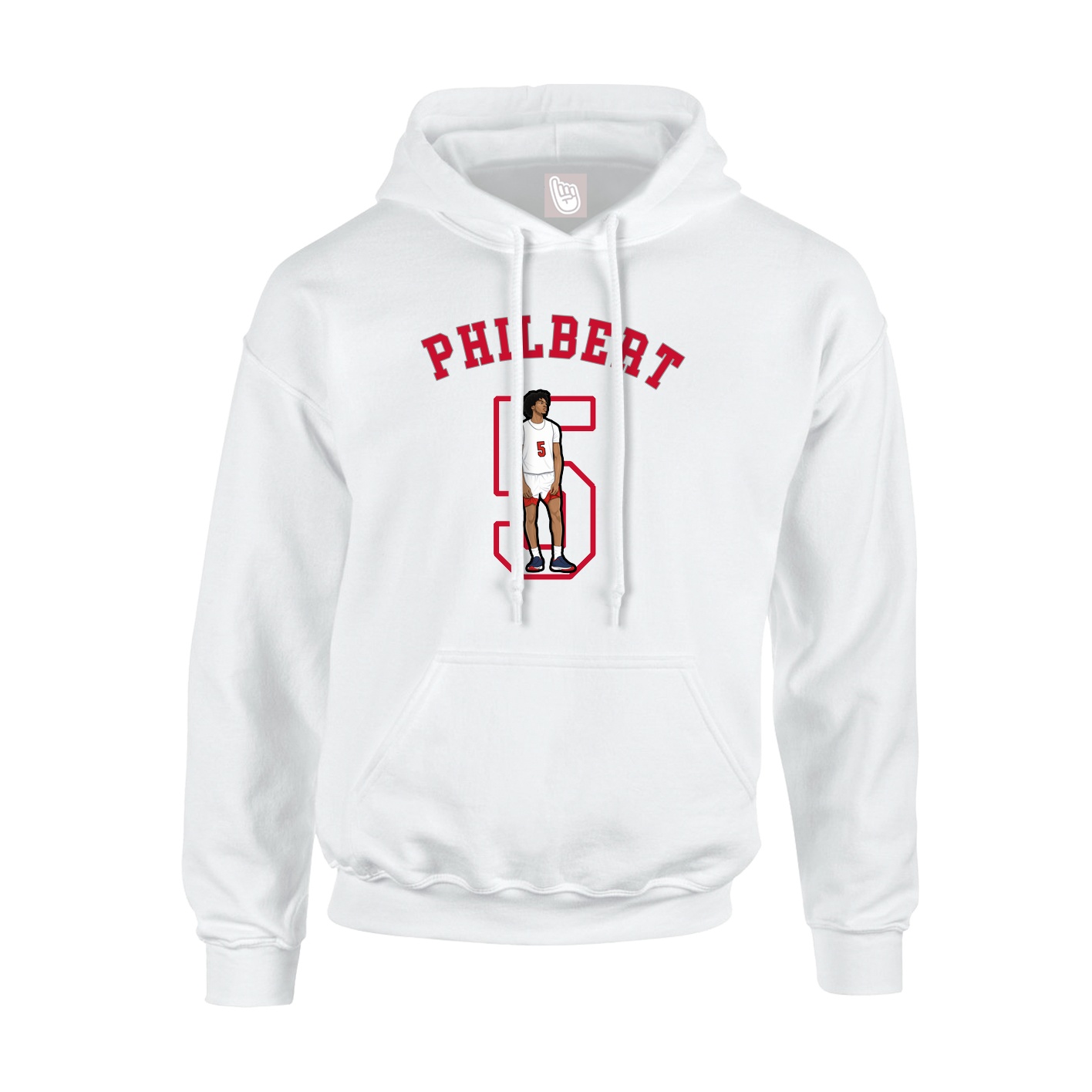 Hoodie — Shirsey Arch in White