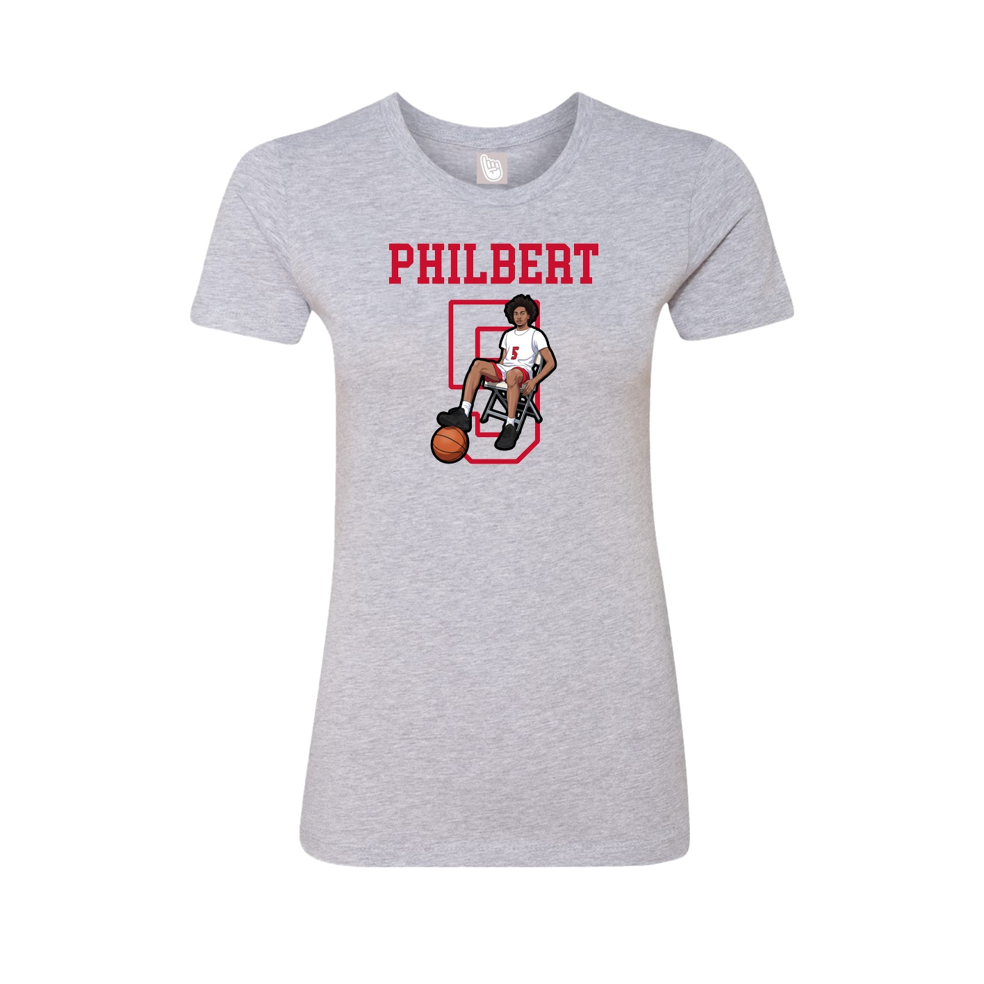 Fitted Women's Tee — Shirsey in Grey