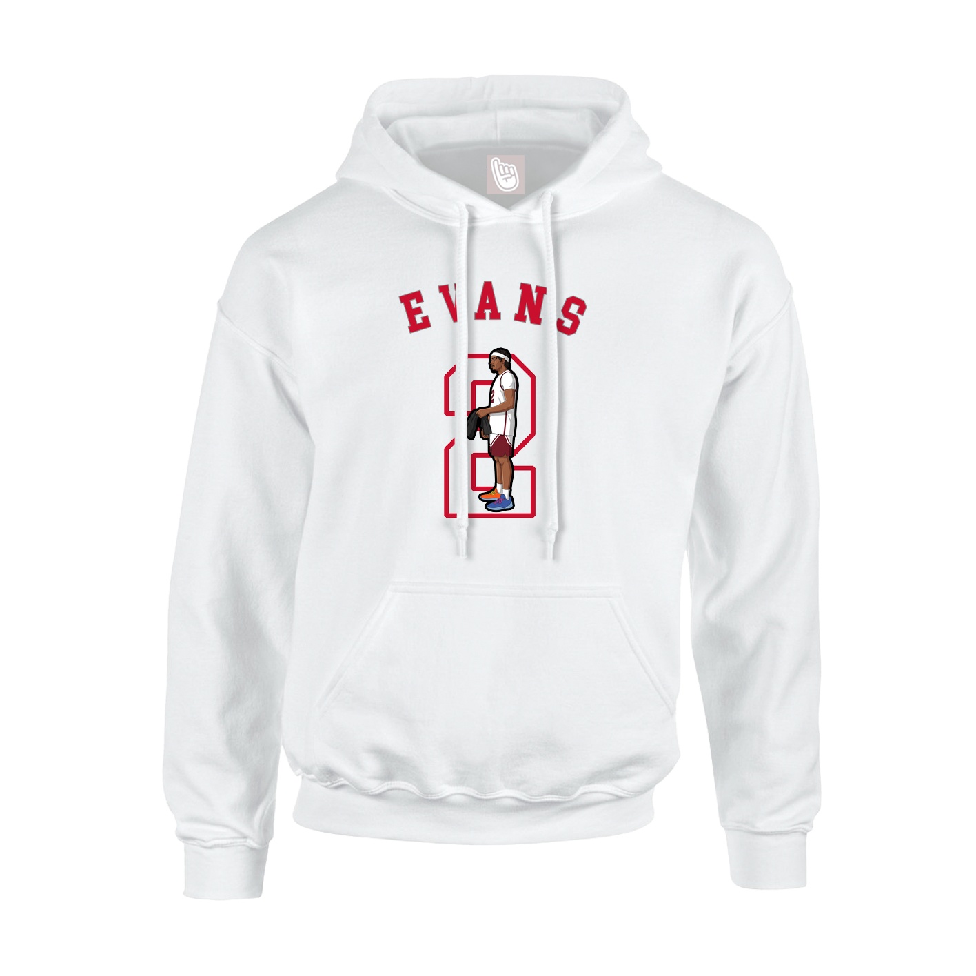 Youth Hoodie — Shirsey Arch in White