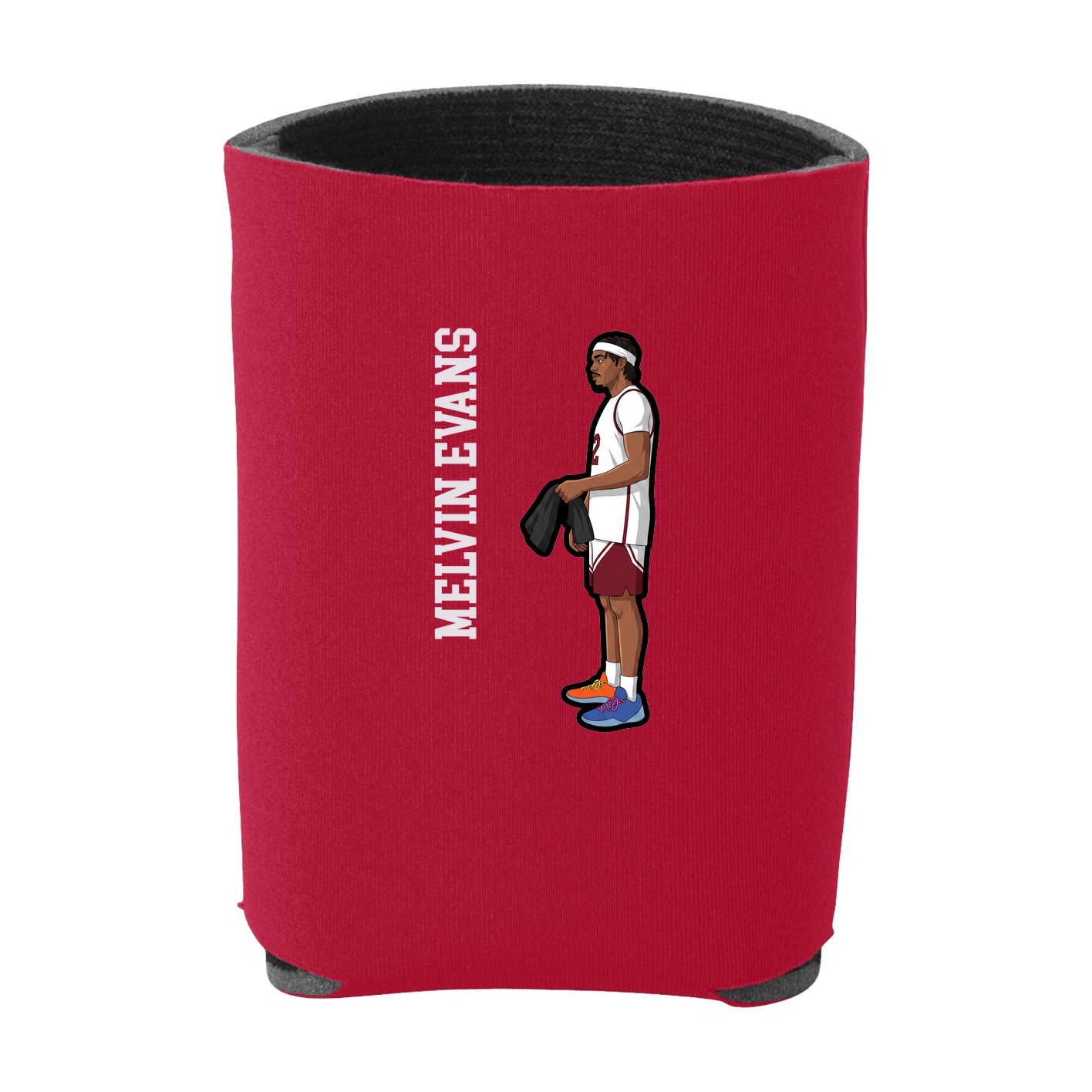 Can Holder — Name Vertical in Red