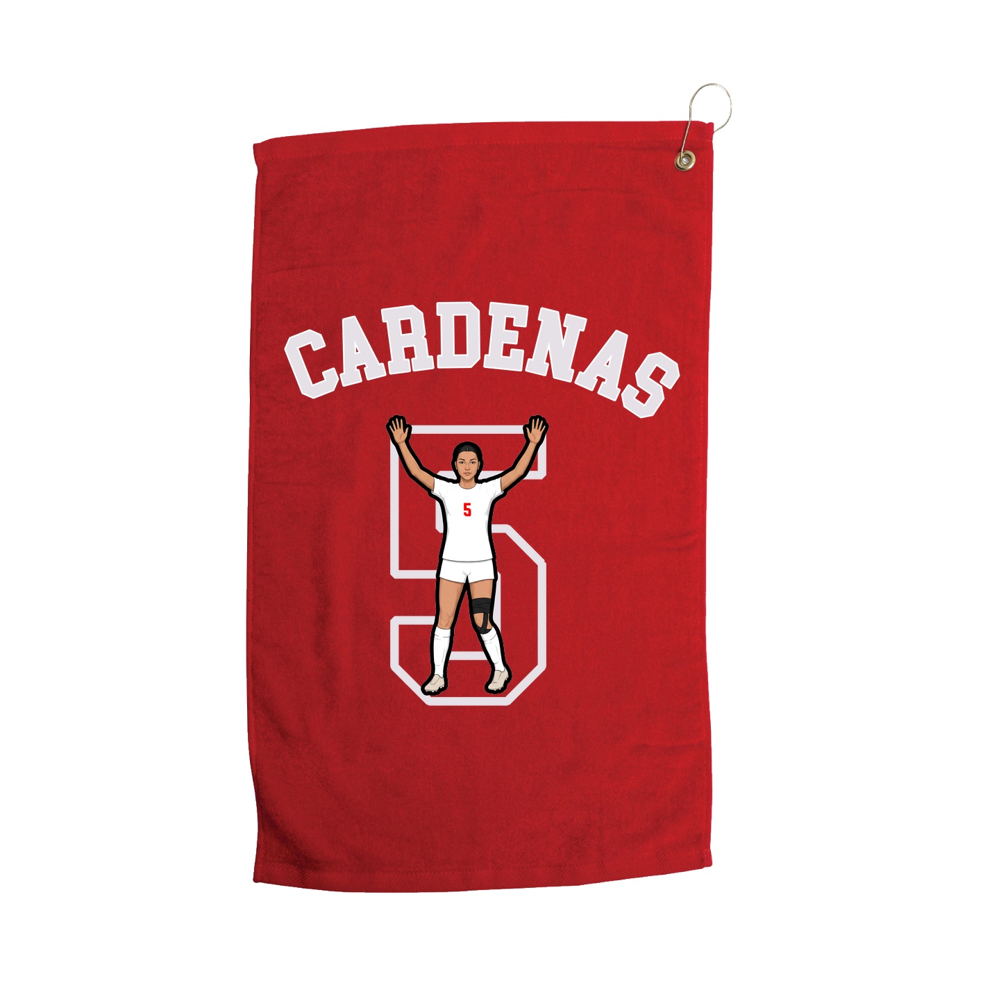 Golf Towel — Shirsey Arch in Red