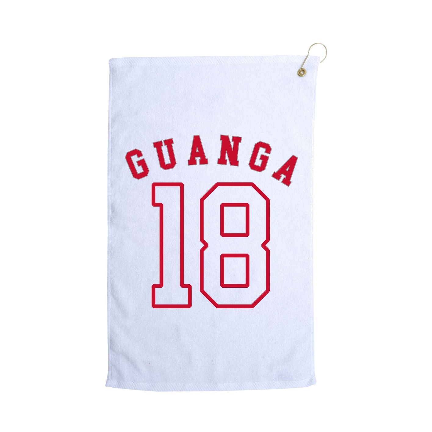 Golf Towel — Shirsey Arch in White