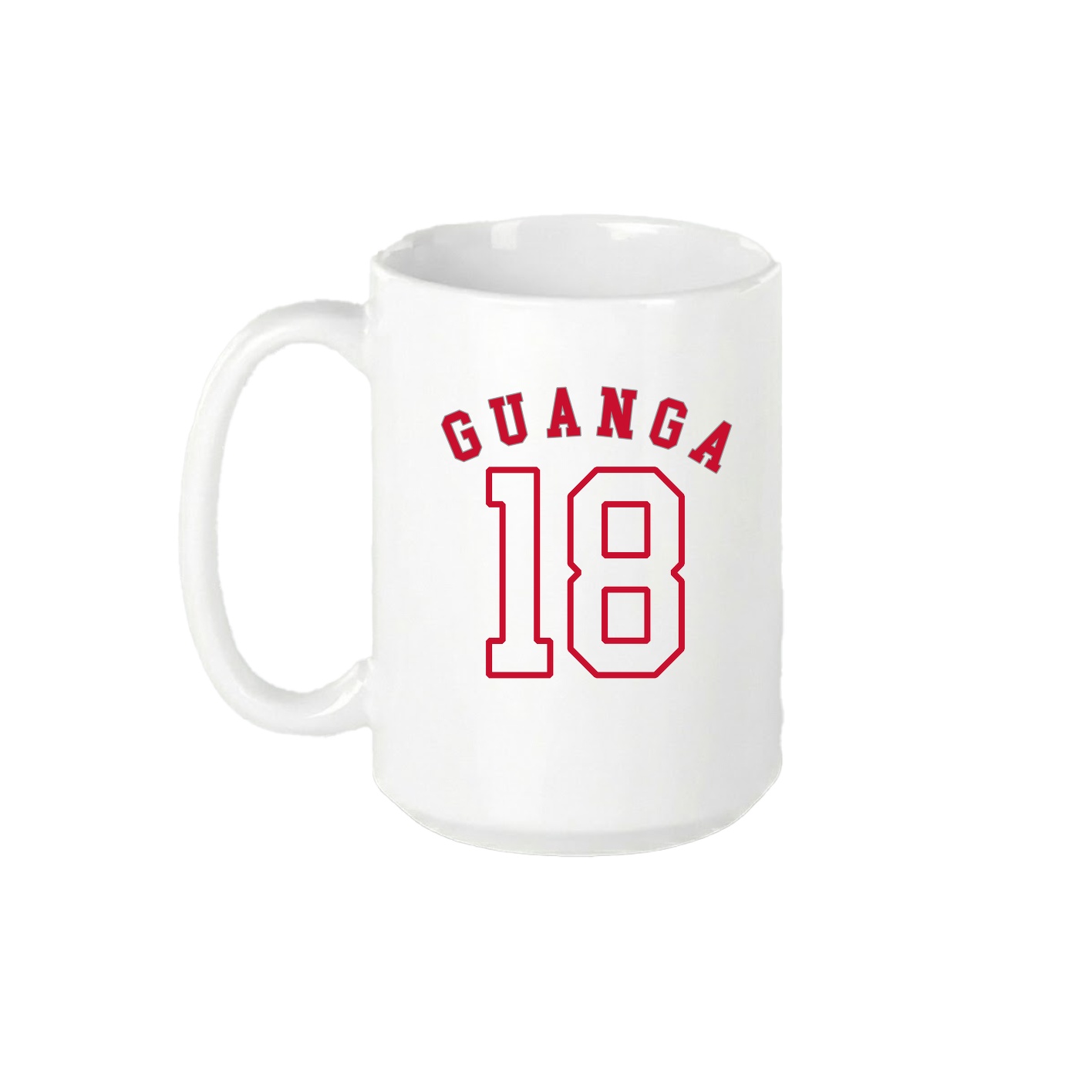 15oz Coffee Mug — Shirsey Arch in White