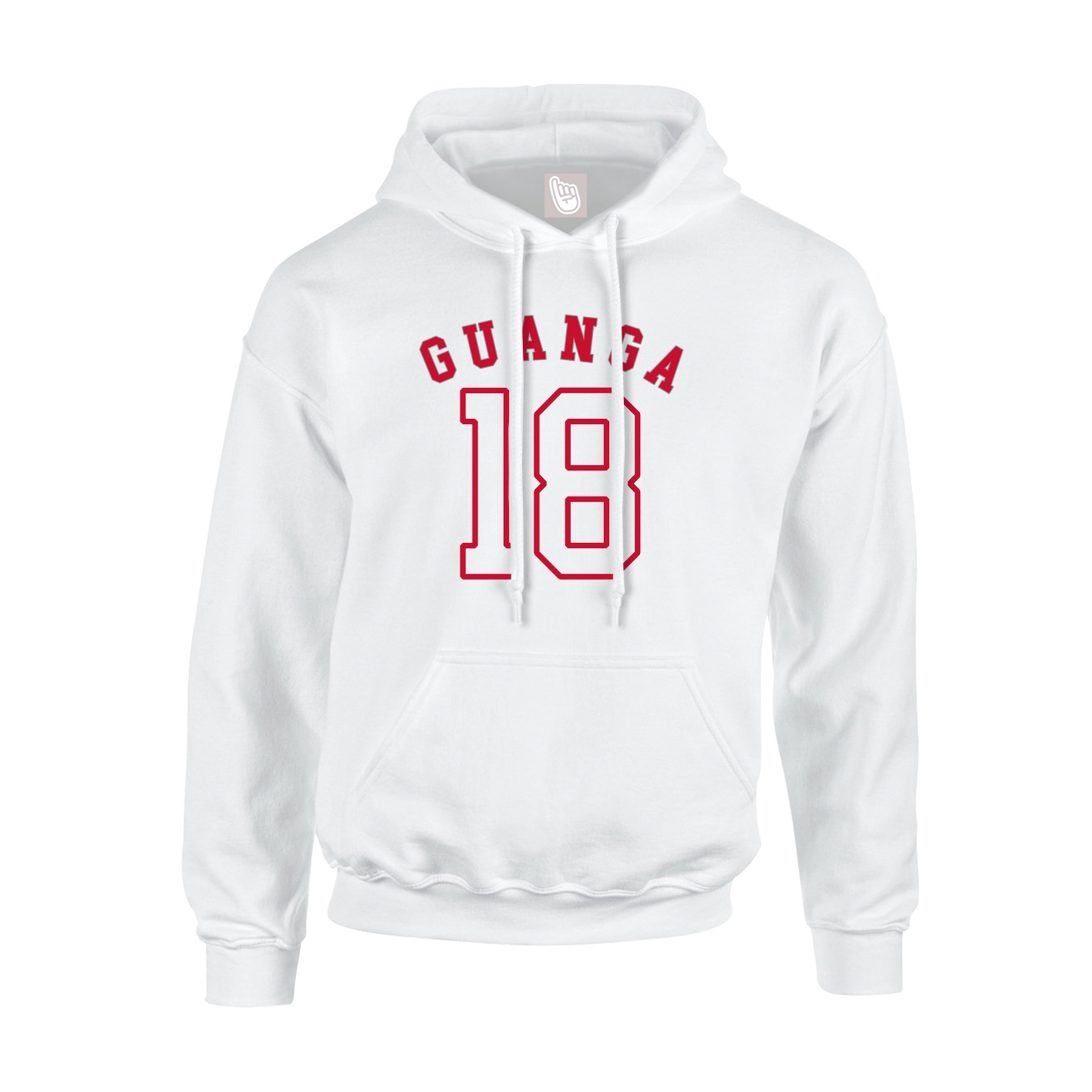Youth Hoodie — Shirsey Arch in White