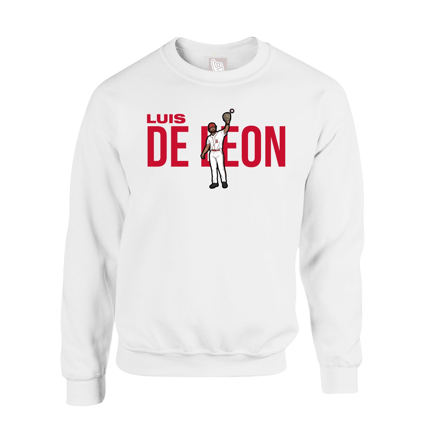 Fleece Crew — Player Name in White