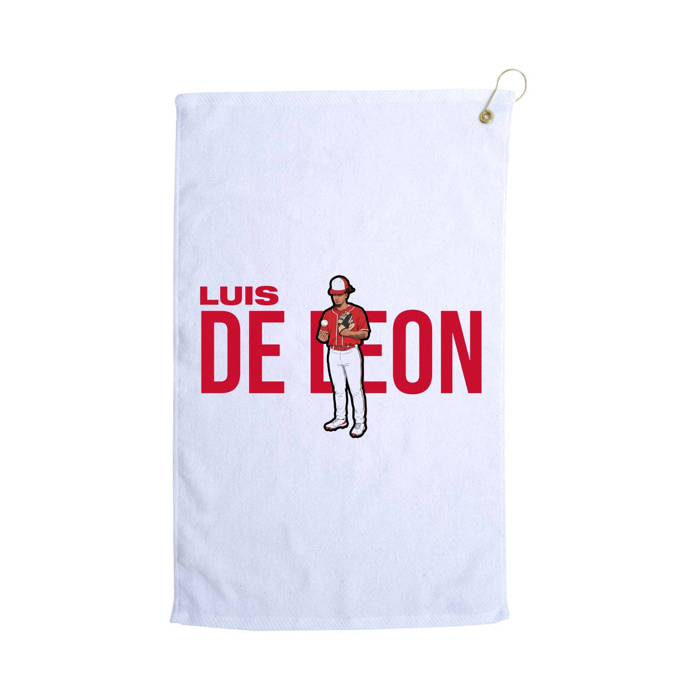 Golf Towel — Player Name in White