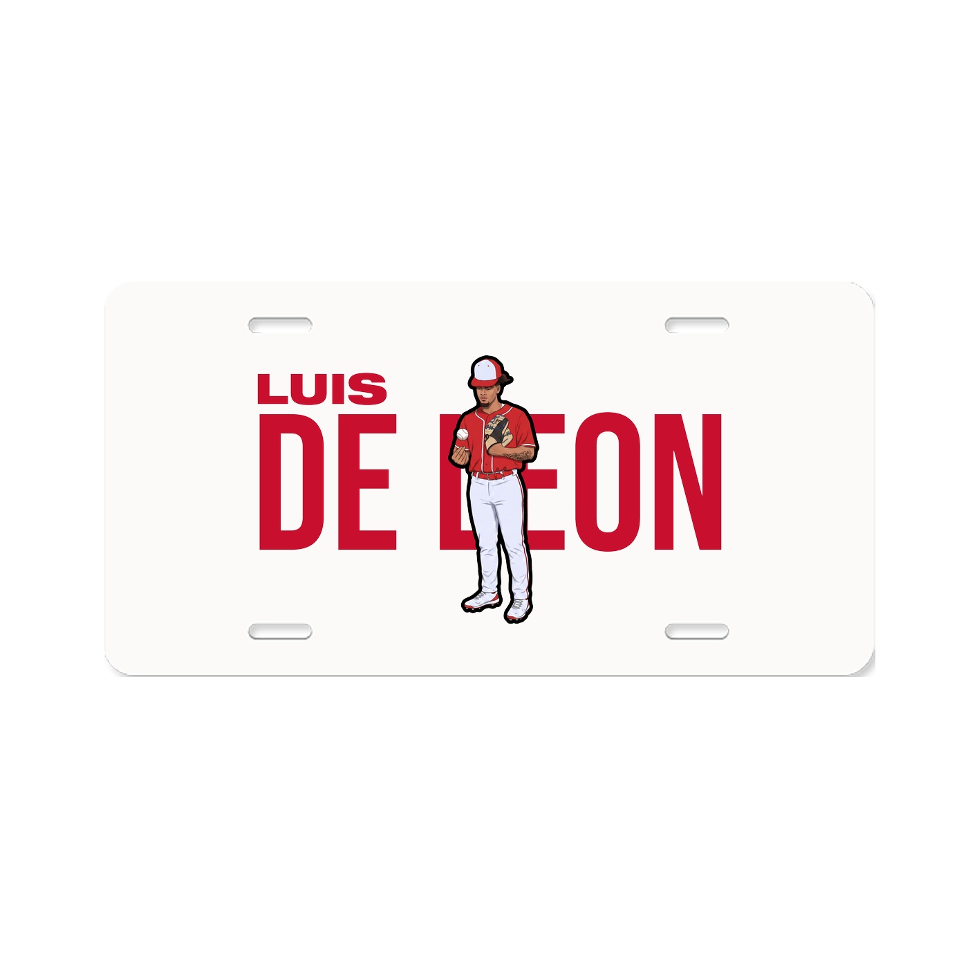 License Plate — Player Name in Classic