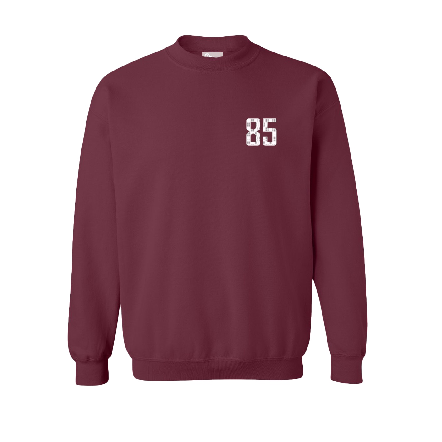 Fleece Crew — Front Shirsy in Maroon