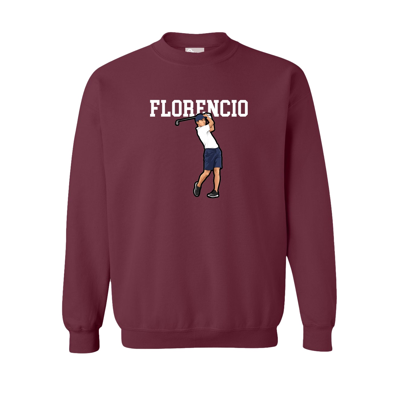 Fleece Crew — Shirsey in Maroon