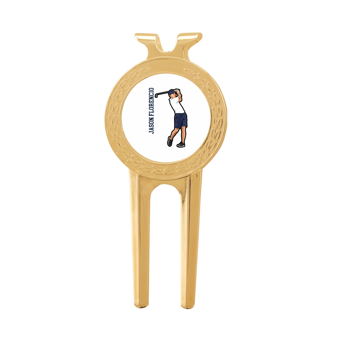 Divot Tool with Ball Marker — Name Vertical in Classic