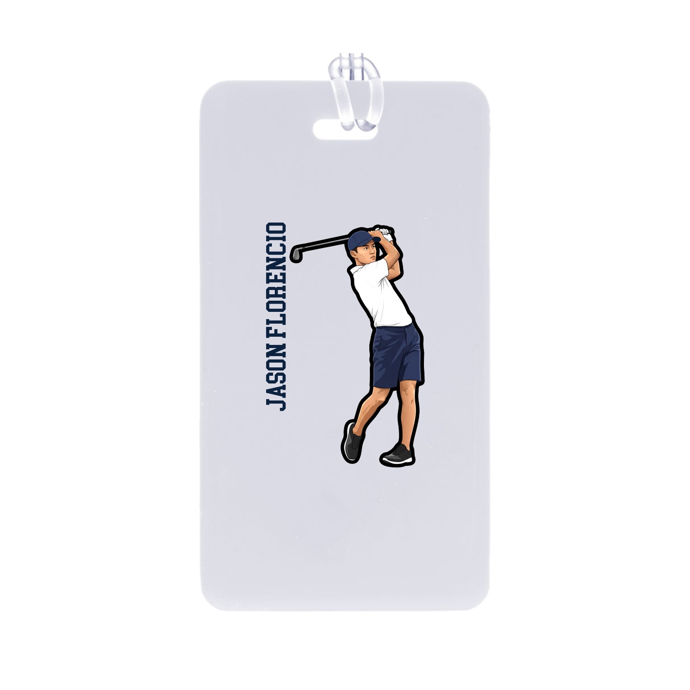 Bag Tag — Name Vertical in Classic