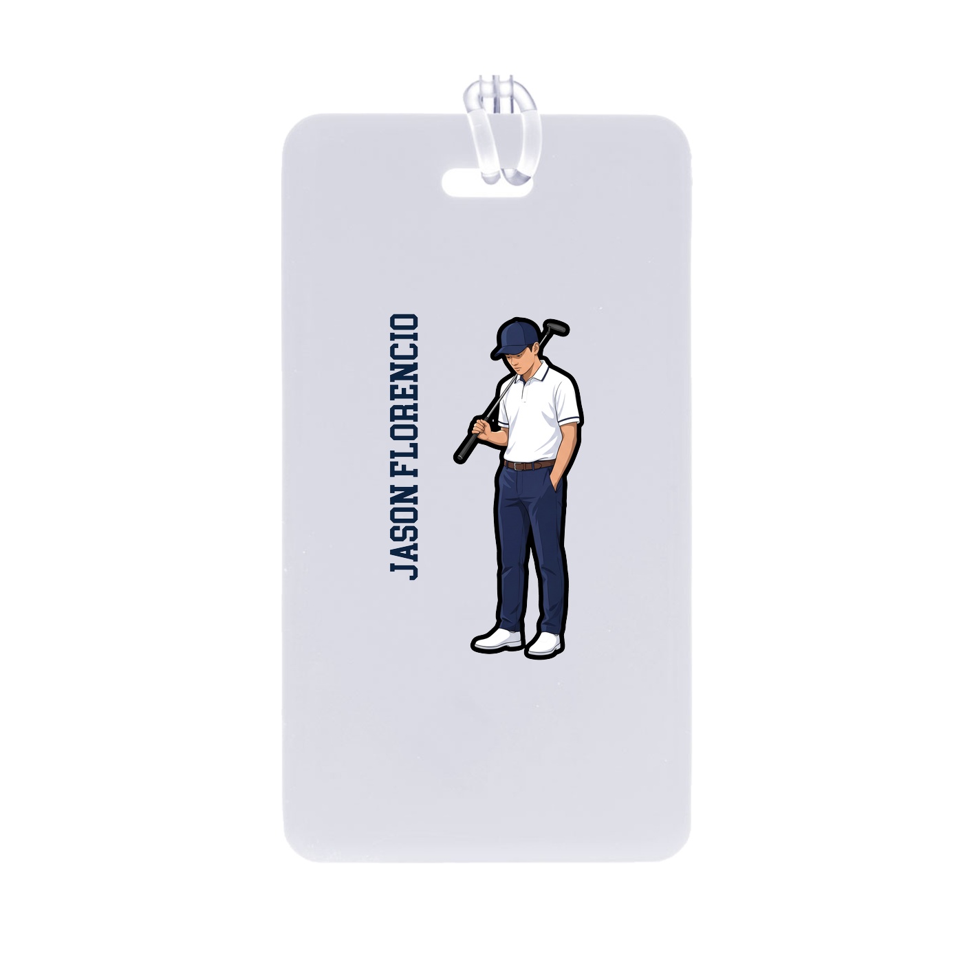 Bag Tag — Name Vertical in Classic