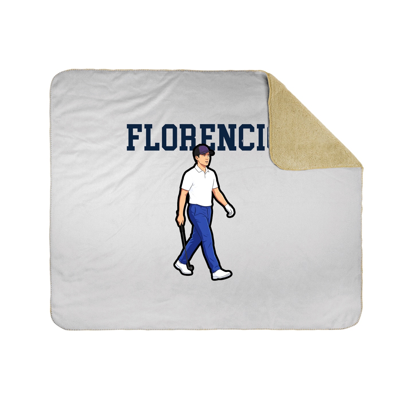 Throw Blanket — Shirsey in White