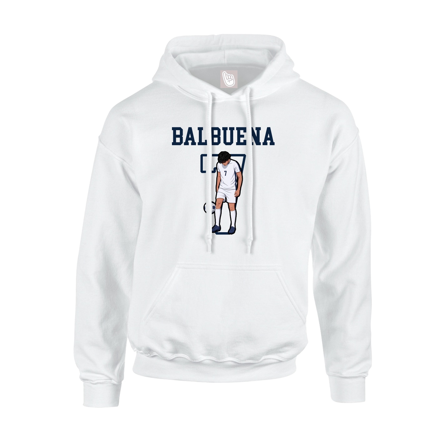 Hoodie — Shirsey in White