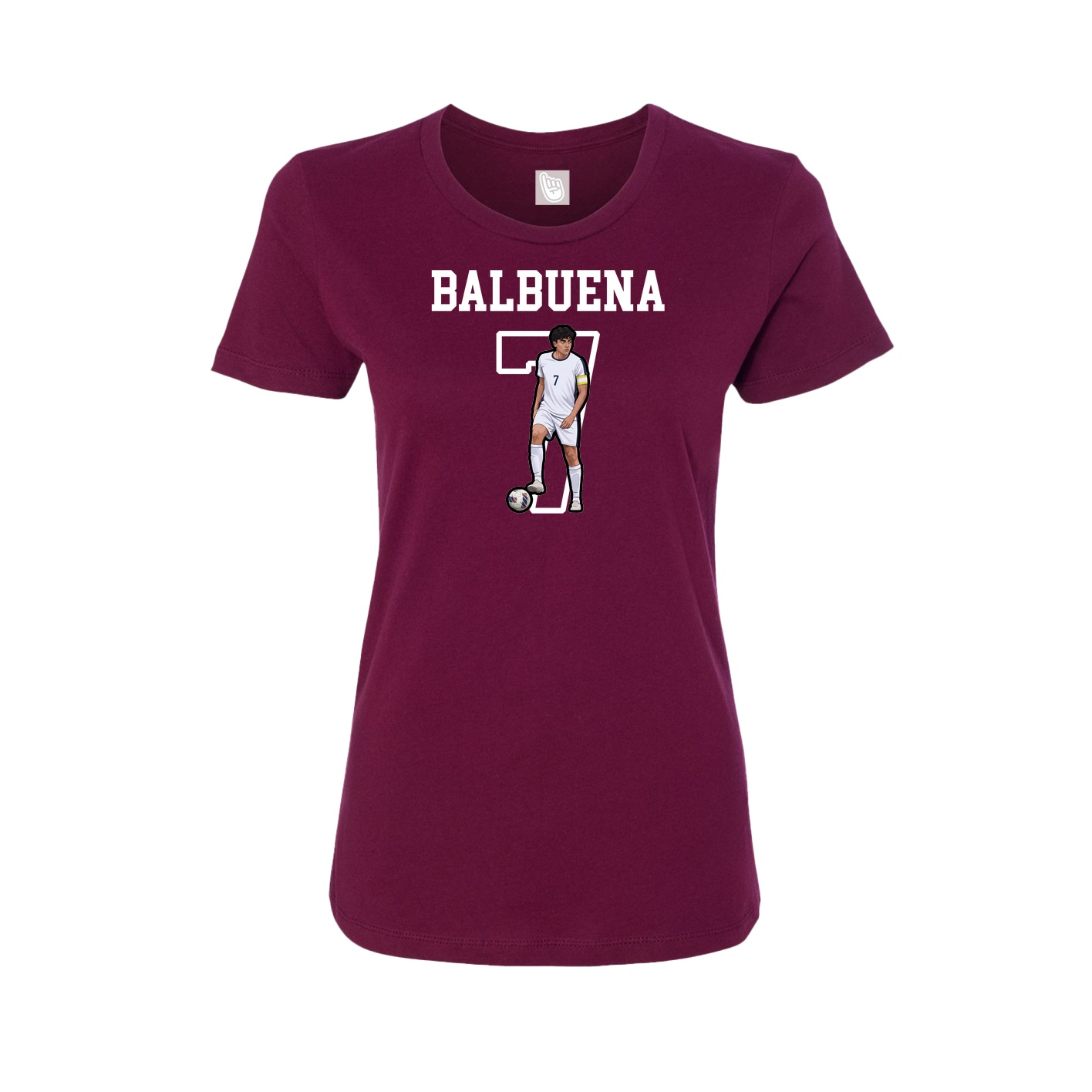 Fitted Women's Tee — Shirsey in Maroon