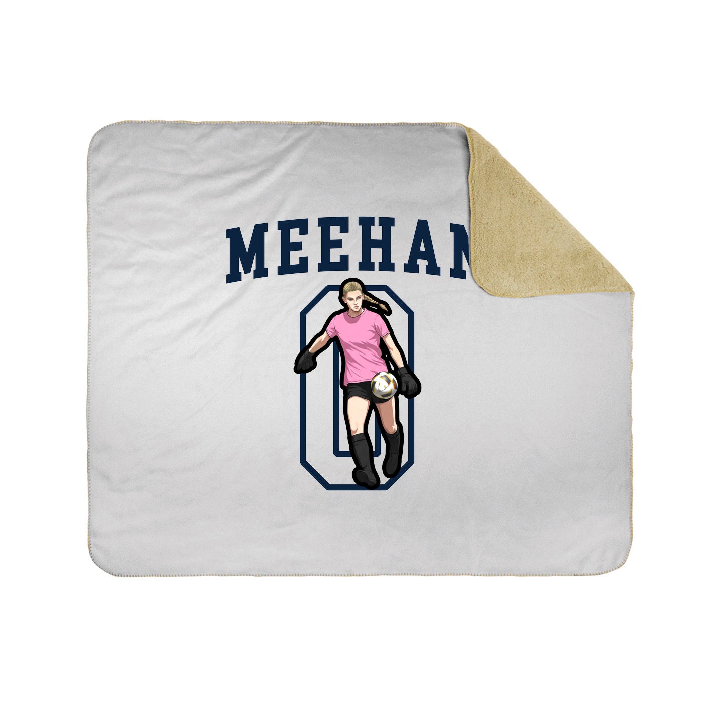 Throw Blanket — Shirsey in White