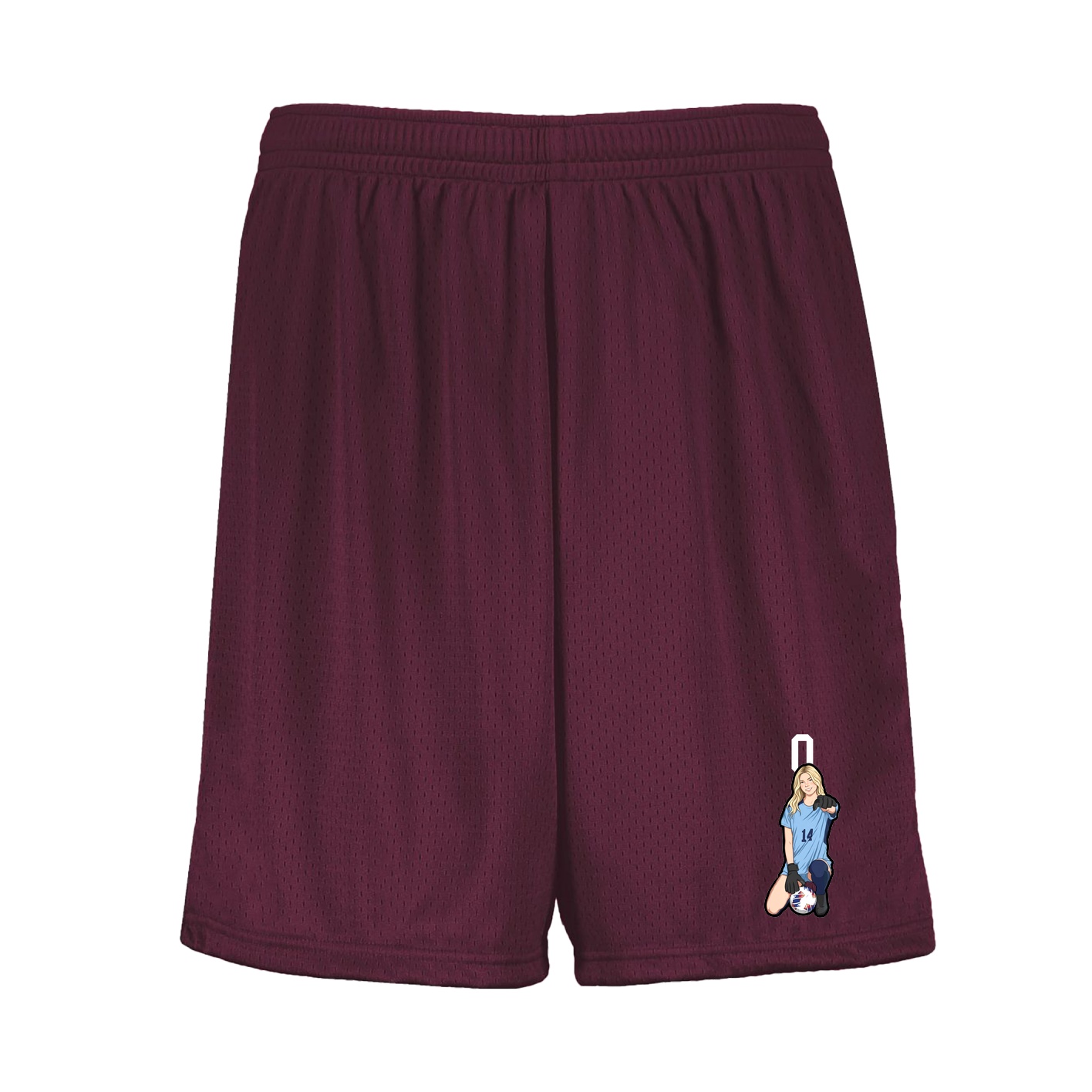 Shorts — Number Top in Maroon