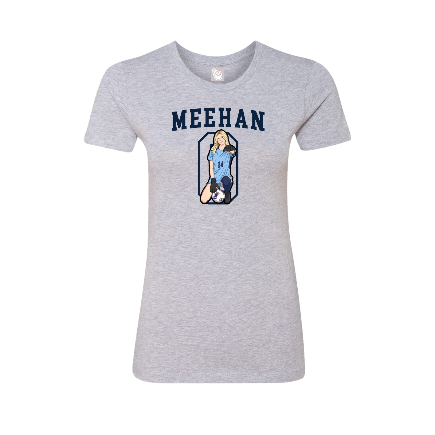 Fitted Women's Tee — Shirsey in Grey