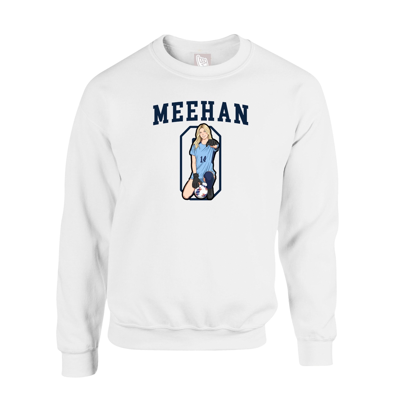 Fleece Crew — Shirsey in White
