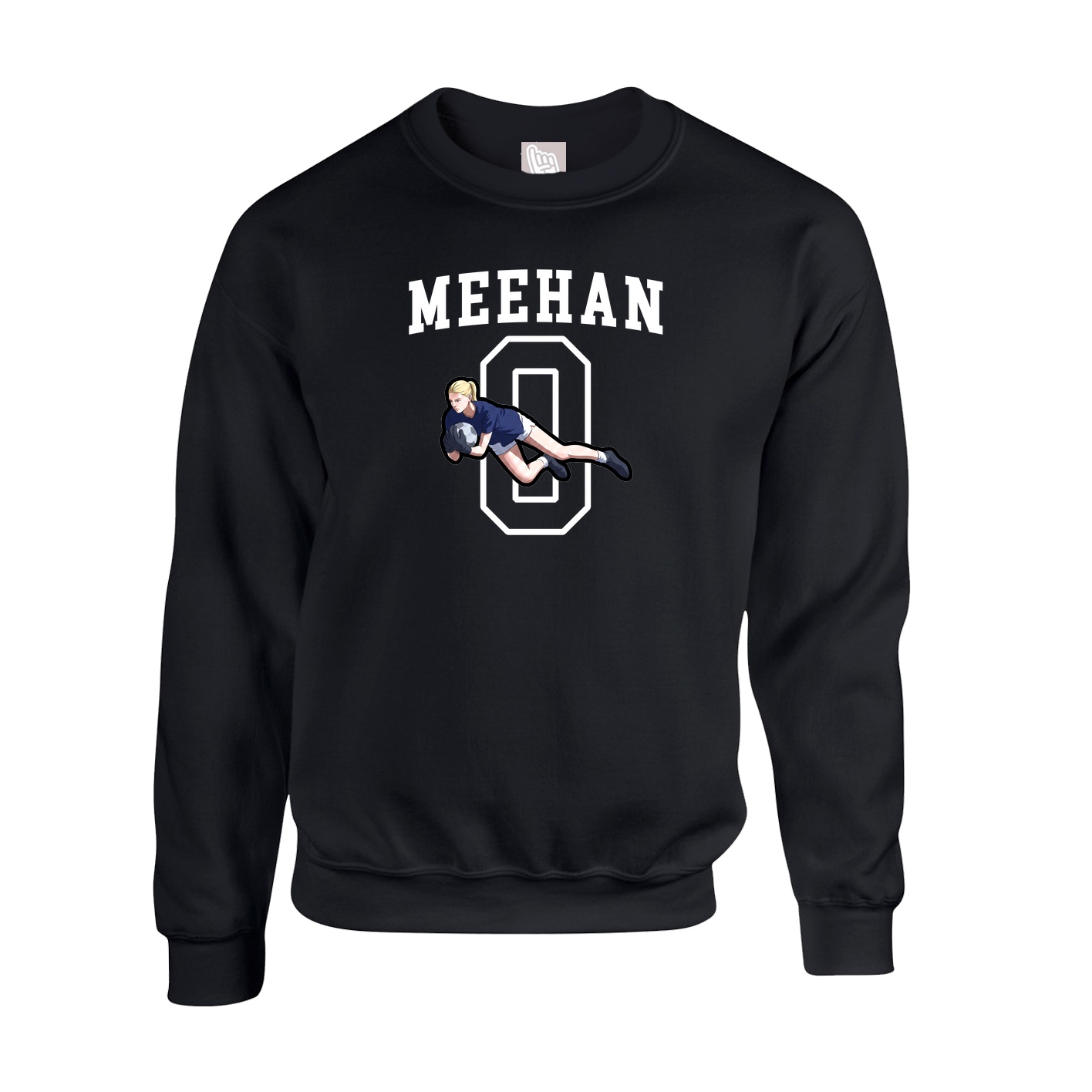 Fleece Crew — Shirsey in Black