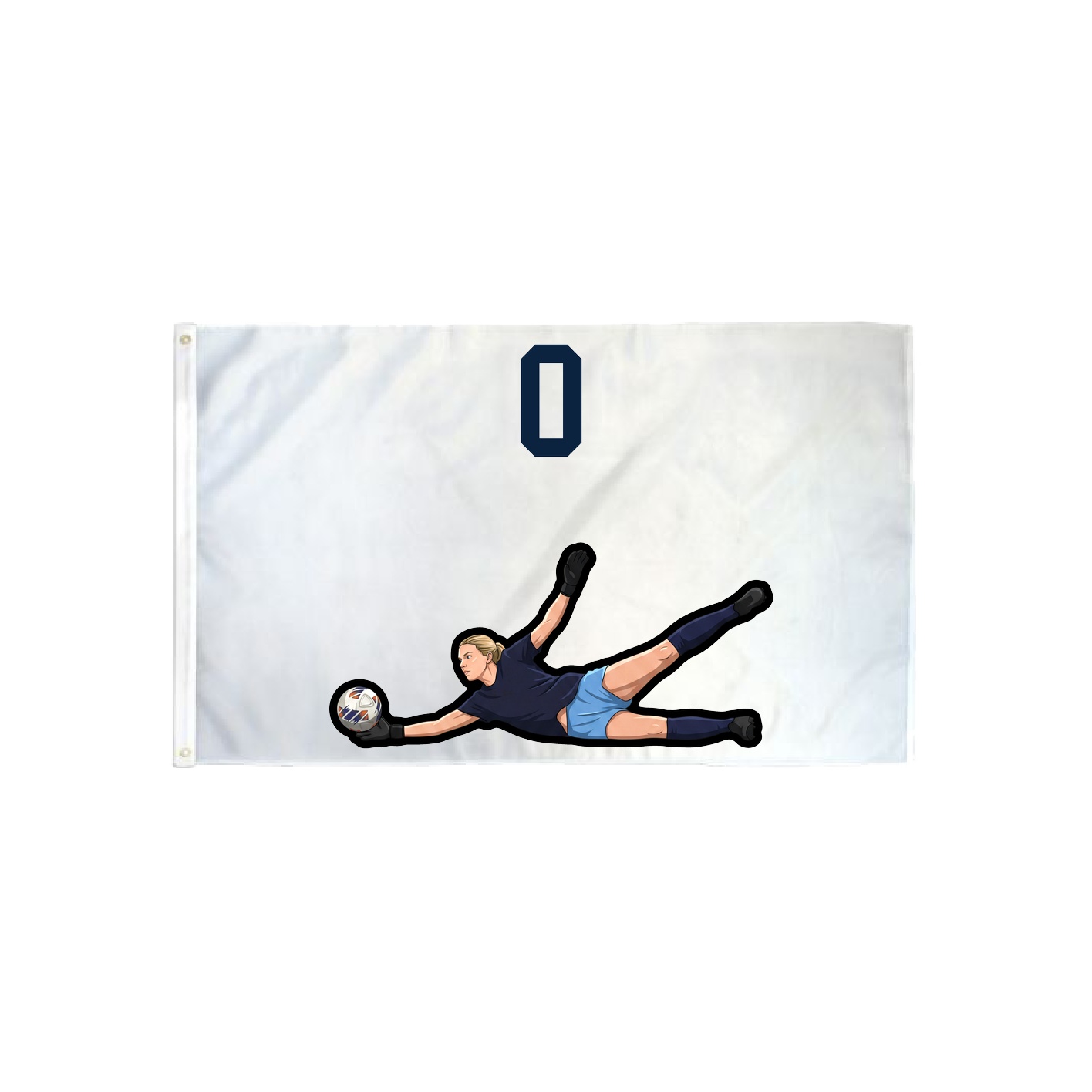 3x5 Flag — Number Top in Classic