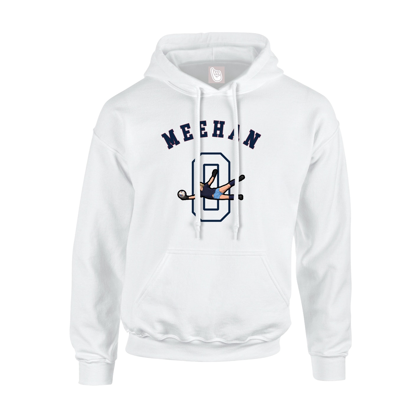 Youth Hoodie — Shirsey Arch in White