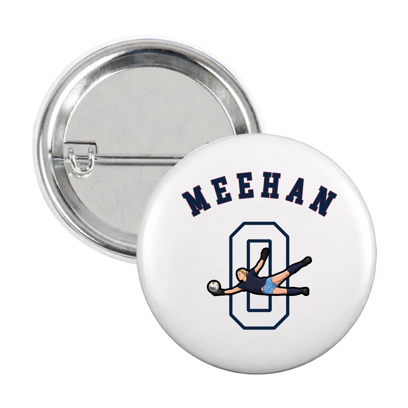 Game Day Button — Shirsey Arch in White