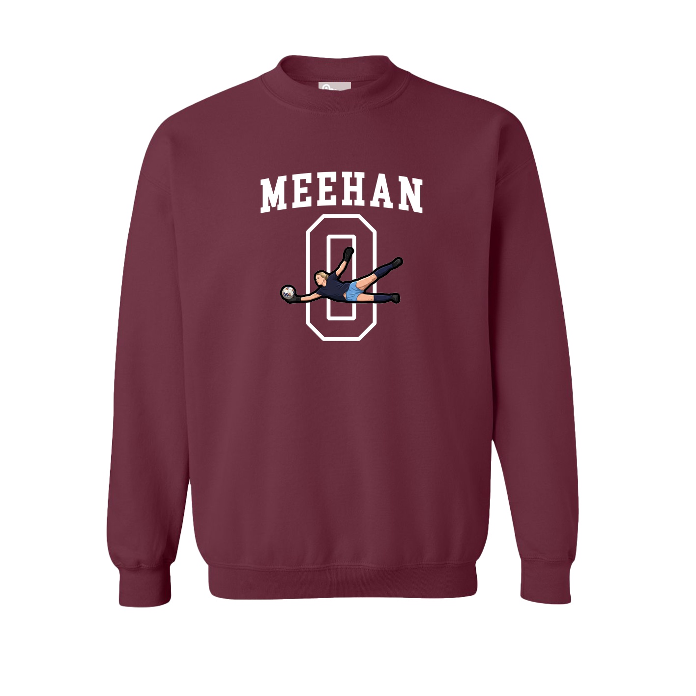 Fleece Crew — Shirsey in Maroon
