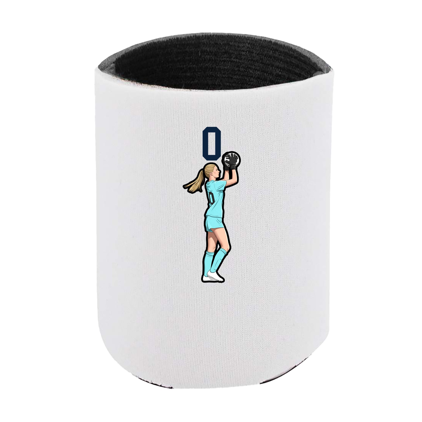 Can Holder — Number Top in White